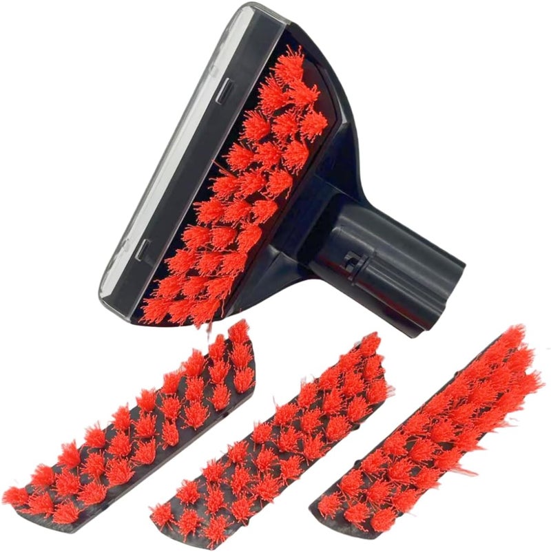 Sionlan Upgraded 5.3in 1400B Little Green Machine Multi-Purpose Tools Brush detachable Replacement Parts Compatible with bissell 1400B 3194 3353 2458 3588F 1425 Tough Stain Brush Tool Attachments (Black 1+3) - Image 1